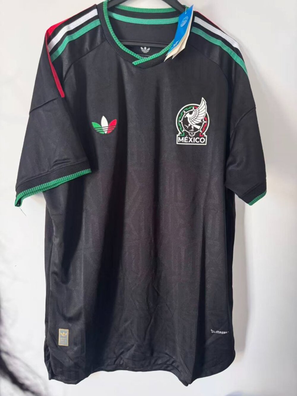 Adidas Mexico National Team Black Short Sleeve Soccer Jersey Size 3XL NWT